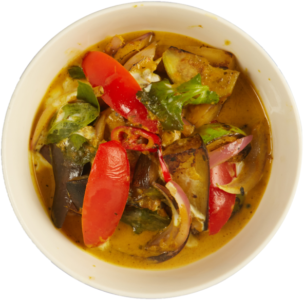 Thai Aubergine Curry - Thai Aubergine Curry Busaba (768x768), Png Download