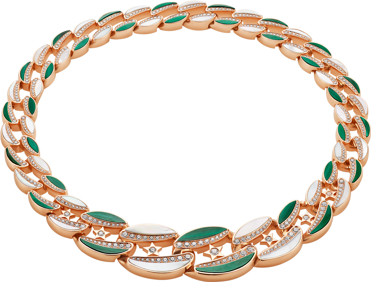Bulgari New York Collection Necklace Necklace Rose - Bracelet (1800x1405), Png Download