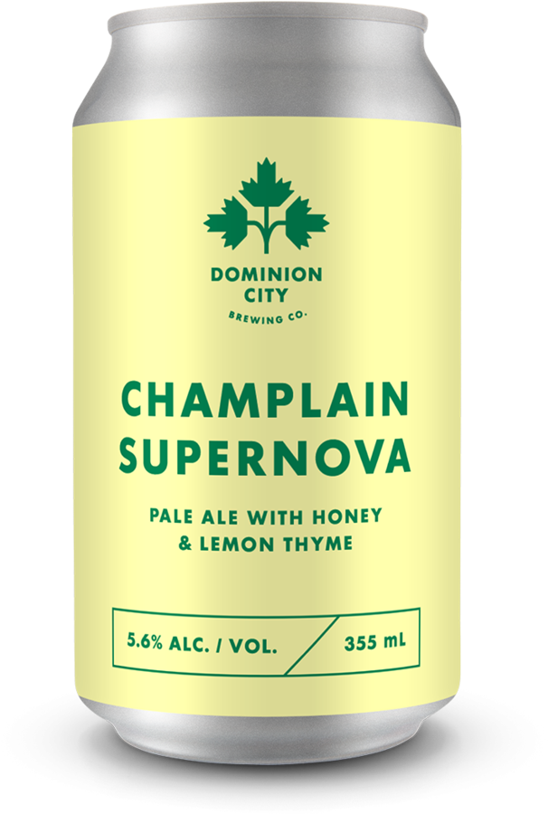 Champlain Supernova Pale Ale With Honey & Lemon Thyme - Beer (1024x912), Png Download