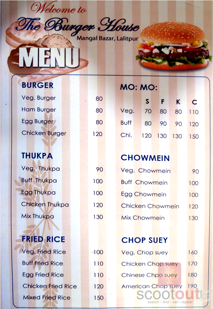 Menu - Fast Food (1000x1000), Png Download