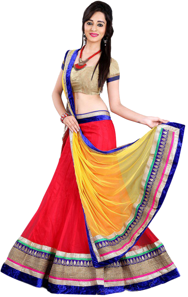Download Beautiful Designer Lehengas Full Size Png Image Pngkit