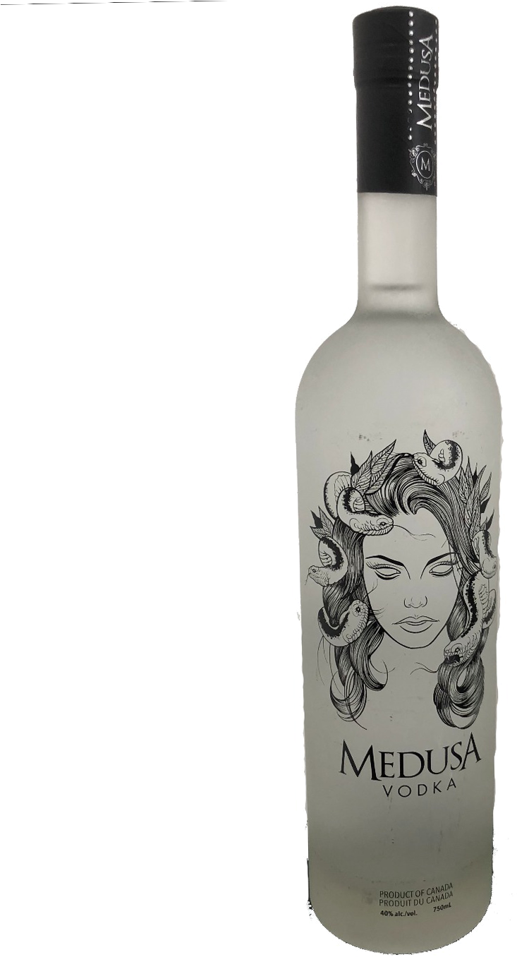 Medusa - Medusa Vodka (1359x1359), Png Download