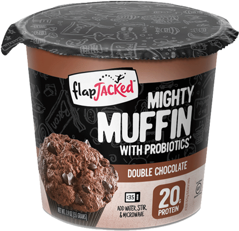 Flapjacked Mighty Muffin - Flapjacked Muffin Blueberry (1111x736), Png Download