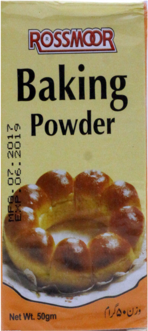 Rossmoor Baking Powder 50g - Banking (550x684), Png Download