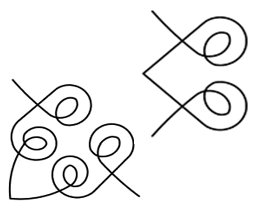 Heart Scroll Border W/corner - Line Art (889x690), Png Download