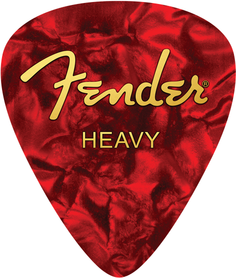 Fender Heavy Pick Shaped Computer Mouse Pad - Red Celluloid Guitar Pick (515x600), Png Download