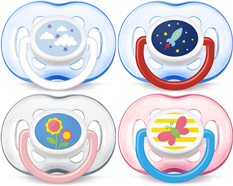 Download Philips Avent Contemporary Freeflow Pacifier 2 Pack 18 Month Avent Pacifier Full