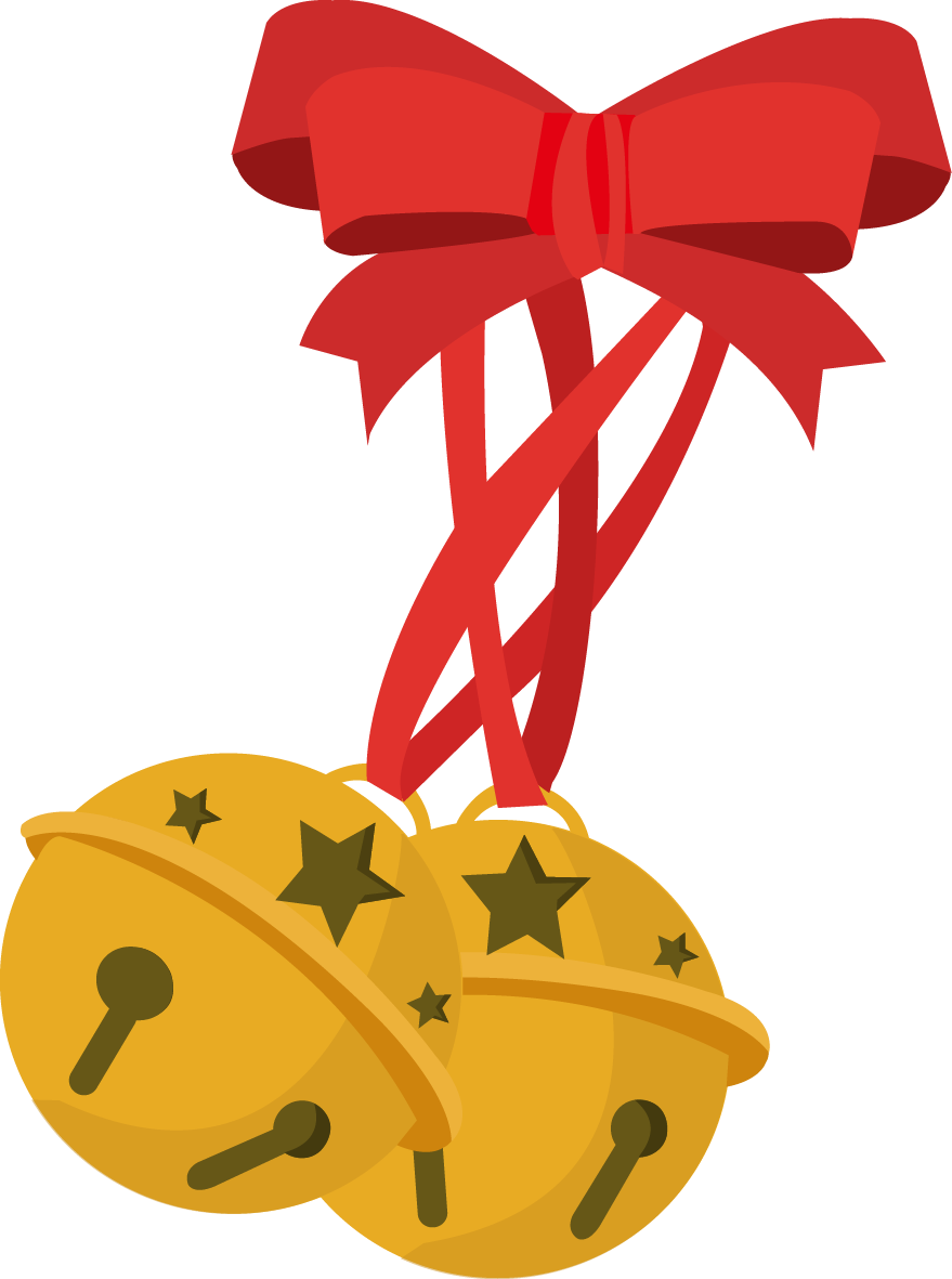 Christmas Jingle Bells Euclidean Vector - Колокольчик Рождество Вектор (879x1181), Png Download
