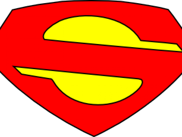 Superman Logo Clipart Cute - Mdina (640x480), Png Download