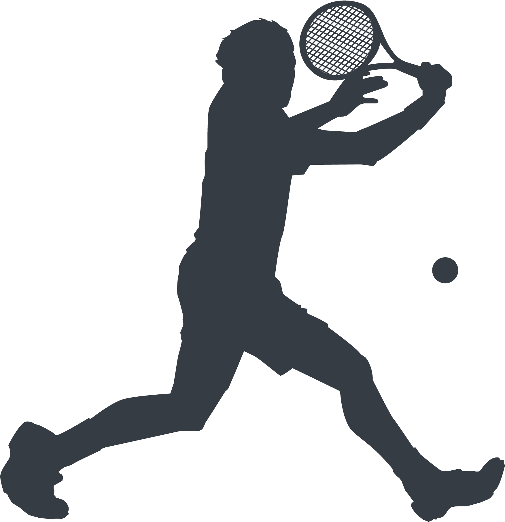 Athlete Silhouette (2271x2021), Png Download