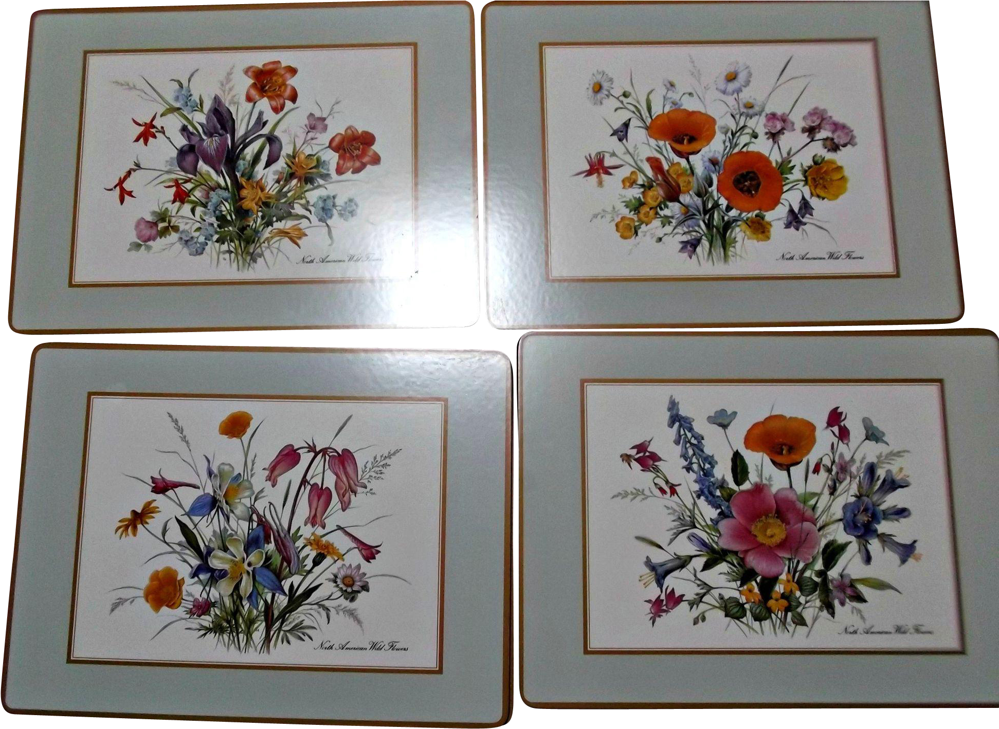 A Set Of Four Vintage Pimpernel Placemats In The North - Artificial Flower (1942x1942), Png Download