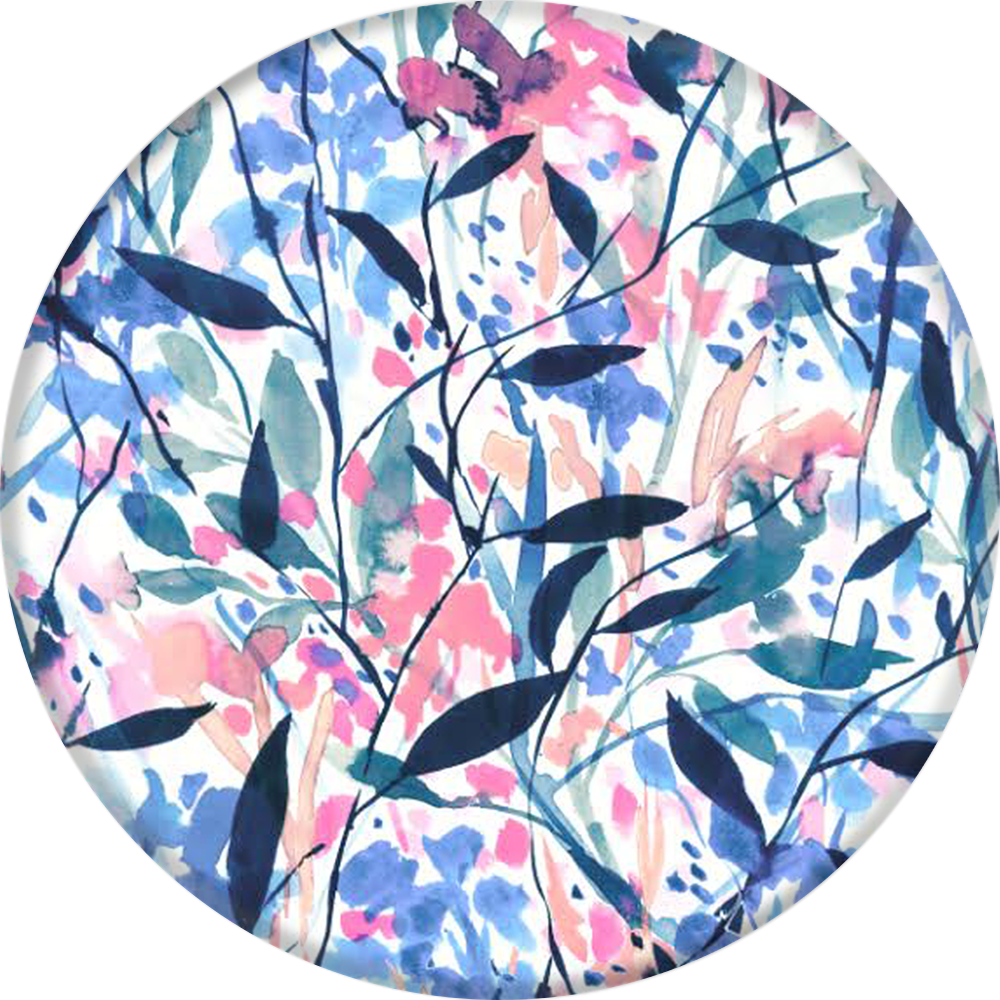 Collapsible Grip & Stand For Phones And Tablets - Wandering Wildflowers Popsocket (1000x1000), Png Download