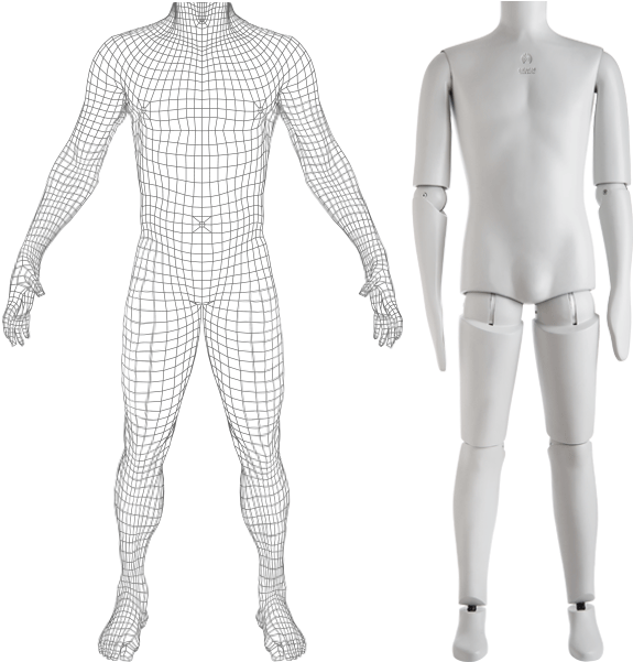 Formax® Mannequins Are Made In Full-length, On Real - Mannequin (600x600), Png Download