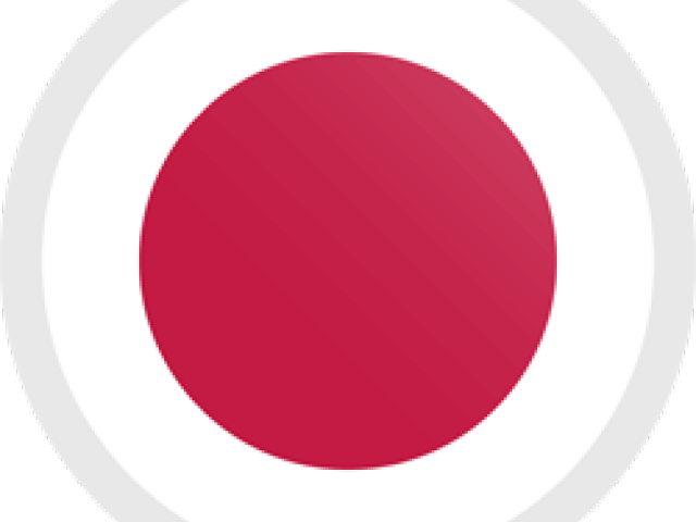Japan Clipart Japan Flag - Circle (640x480), Png Download