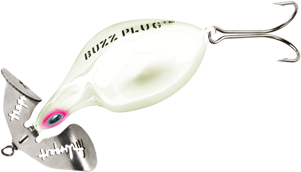 Luminescent Red Eye - Arbogast Buzz Plug (1280x786), Png Download
