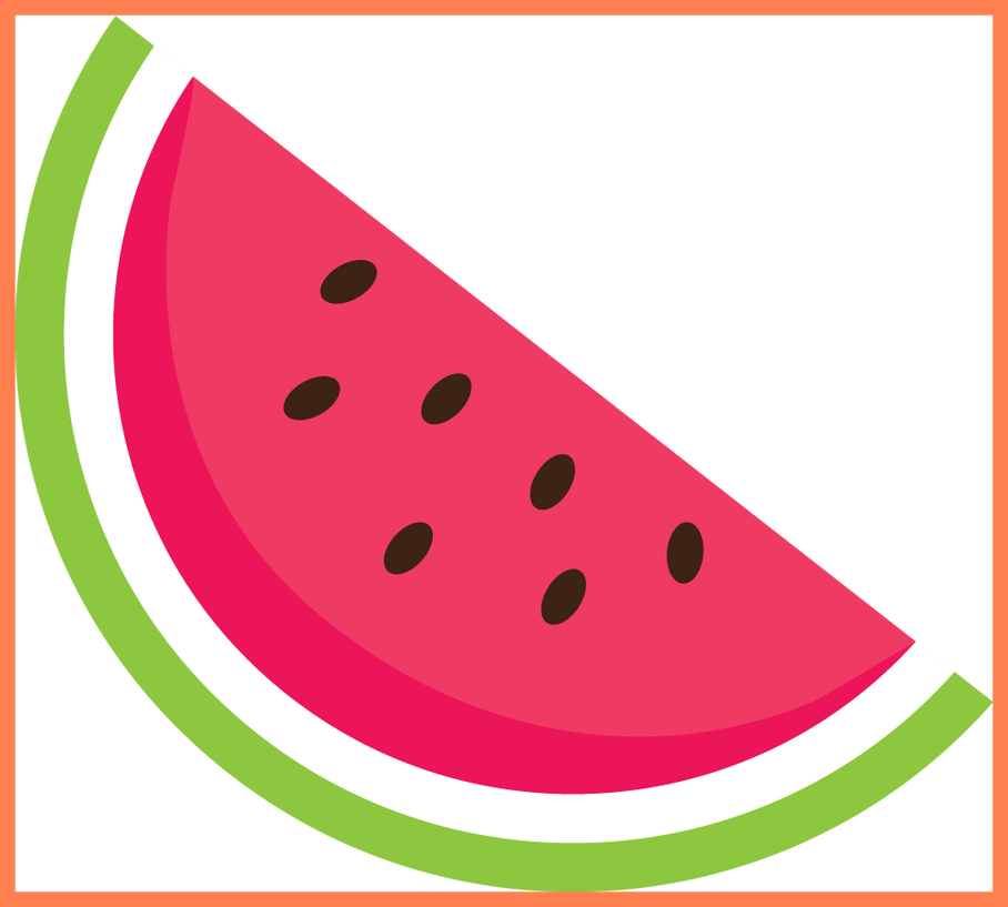 Clipart Cake Slice - Summer Watermelon Clipart (908x817), Png Download