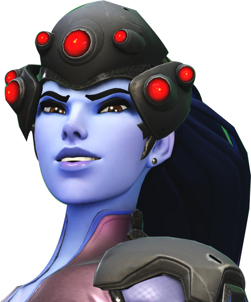 Widowmaker Laughing Png (1000x1000), Png Download