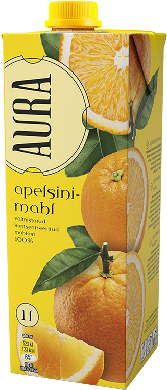 Aura Orange Juice - Aura (400x780), Png Download