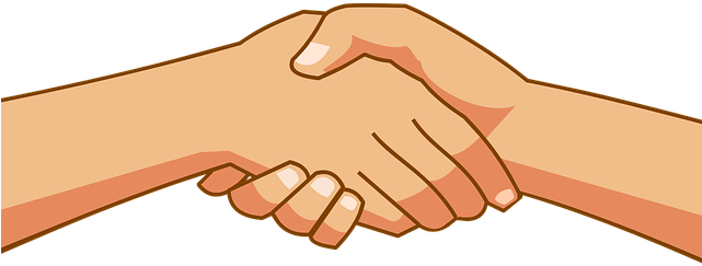 Free Handshake Clipart - Hands Shake Clipart Png (640x480), Png Download