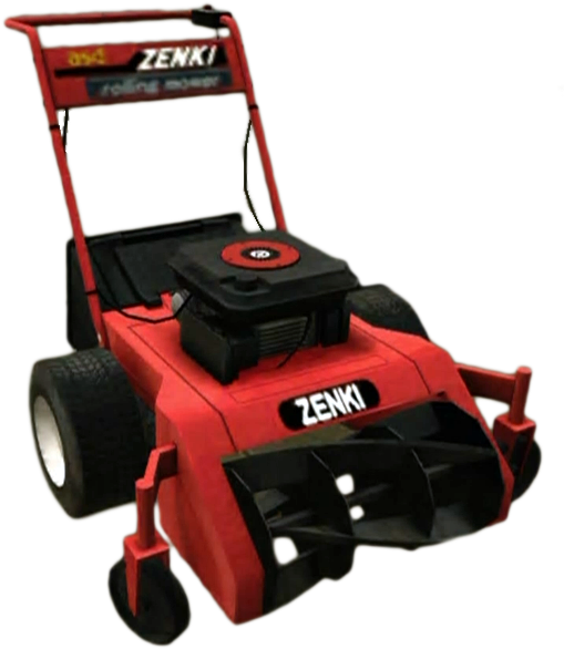 Lawn Mower (535x588), Png Download
