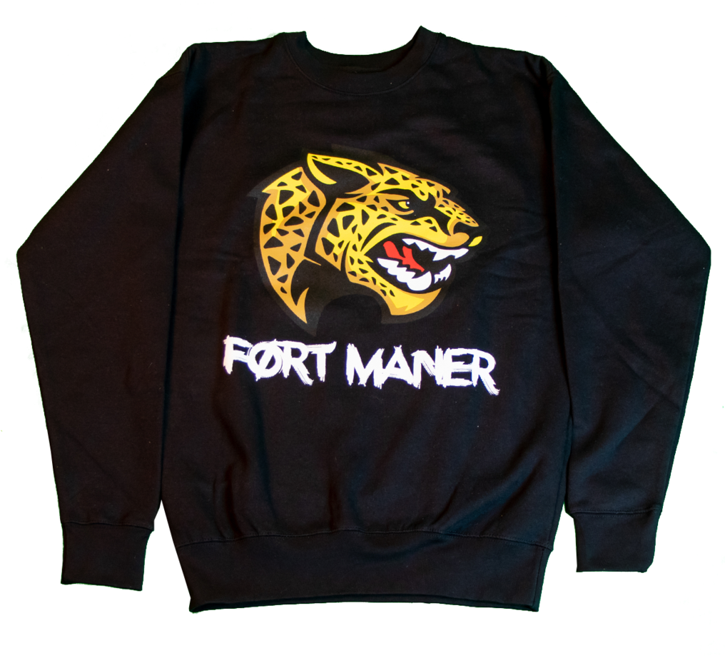 Jaguar Crewneck Sweatshirt - Long-sleeved T-shirt (1024x957), Png Download