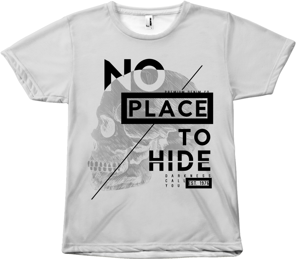 Black Skull T-shirt - Camisas Cristas Leao Da Tribo De Juda (1024x1024), Png Download