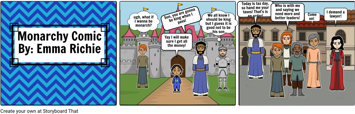 Monarchy Government Comic - Cartoon (1164x385), Png Download