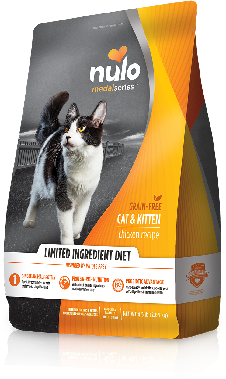 Cat & Kitten - Nulo Limited Ingredient Cat Food (1000x1278), Png Download