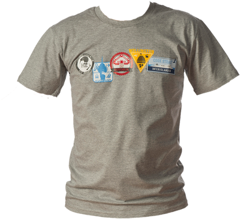 Passport Stamp T-shirt - Active Shirt (690x675), Png Download