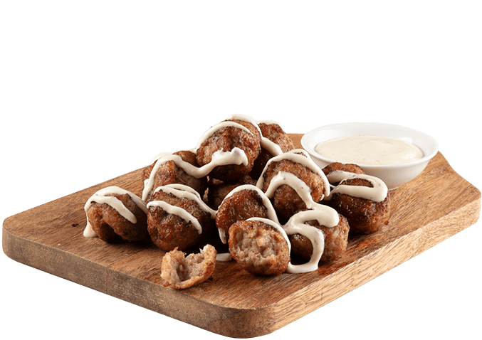 Creamy Ranch Chicken Meatballs - Chocolate (800x550), Png Download