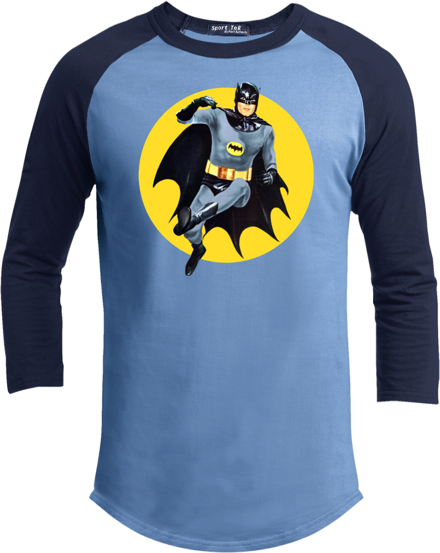 1966 Batman Tv Television Adam West Retro T - Shirt (1155x1155), Png Download