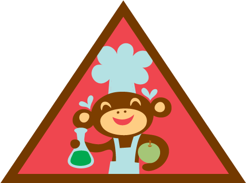 Badges Clipart Scientist - Home Scientist Girl Scouts (600x600), Png Download