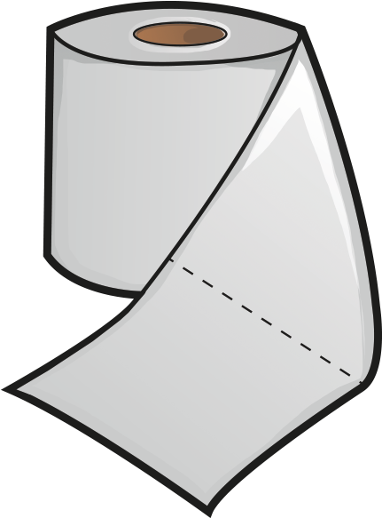 Paper - Toilet Paper (1085x651), Png Download