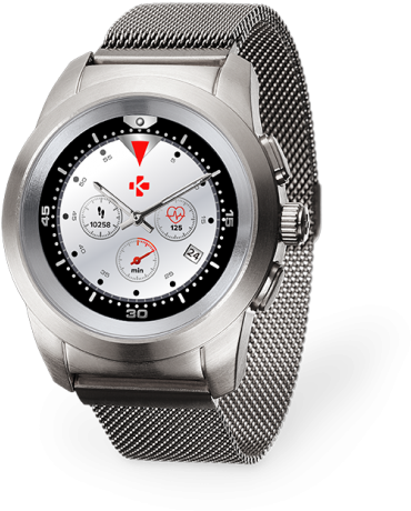 The World's First Hybrid Smartwatch Combining Mechanical - Zetime2 (760x760), Png Download