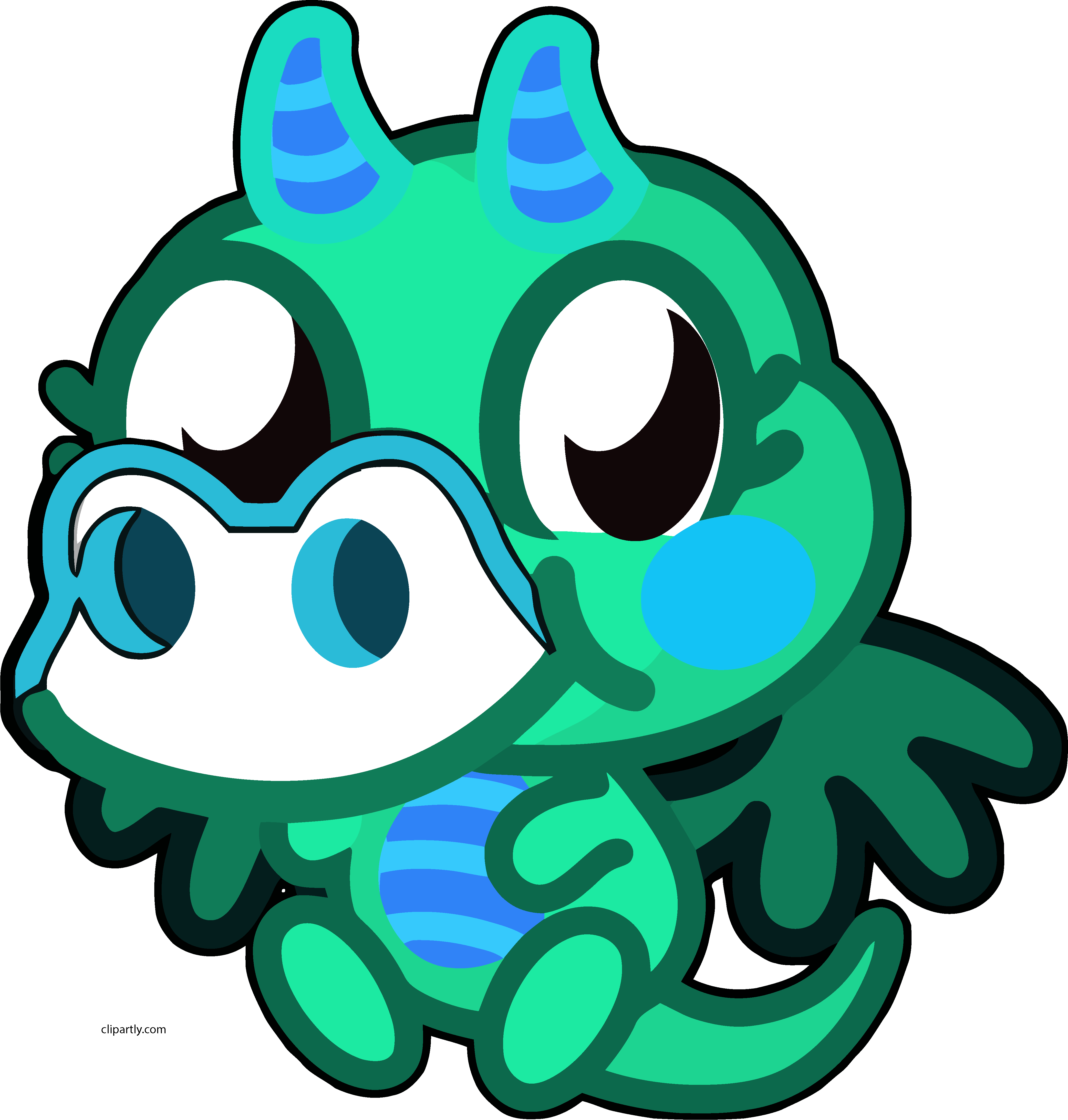 Moshi Monsters Dinosaur Clipart Png - Moshi Monsters Moshling (4375x4585), Png Download