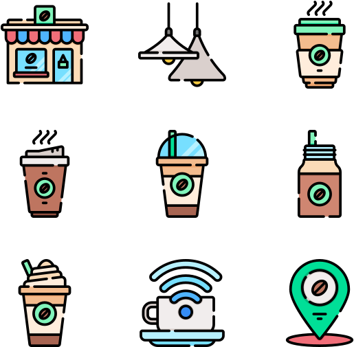Coffee Shop (600x564), Png Download