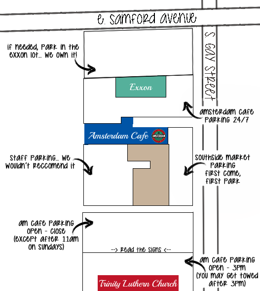 Cafe Parking Map (527x588), Png Download