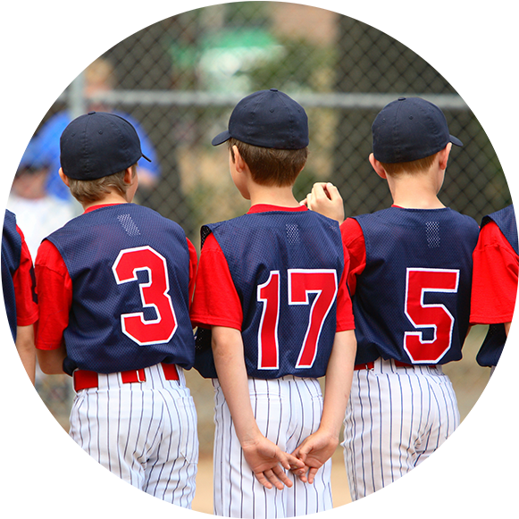 Leagues - Young Athletes Baseball (599x584), Png Download