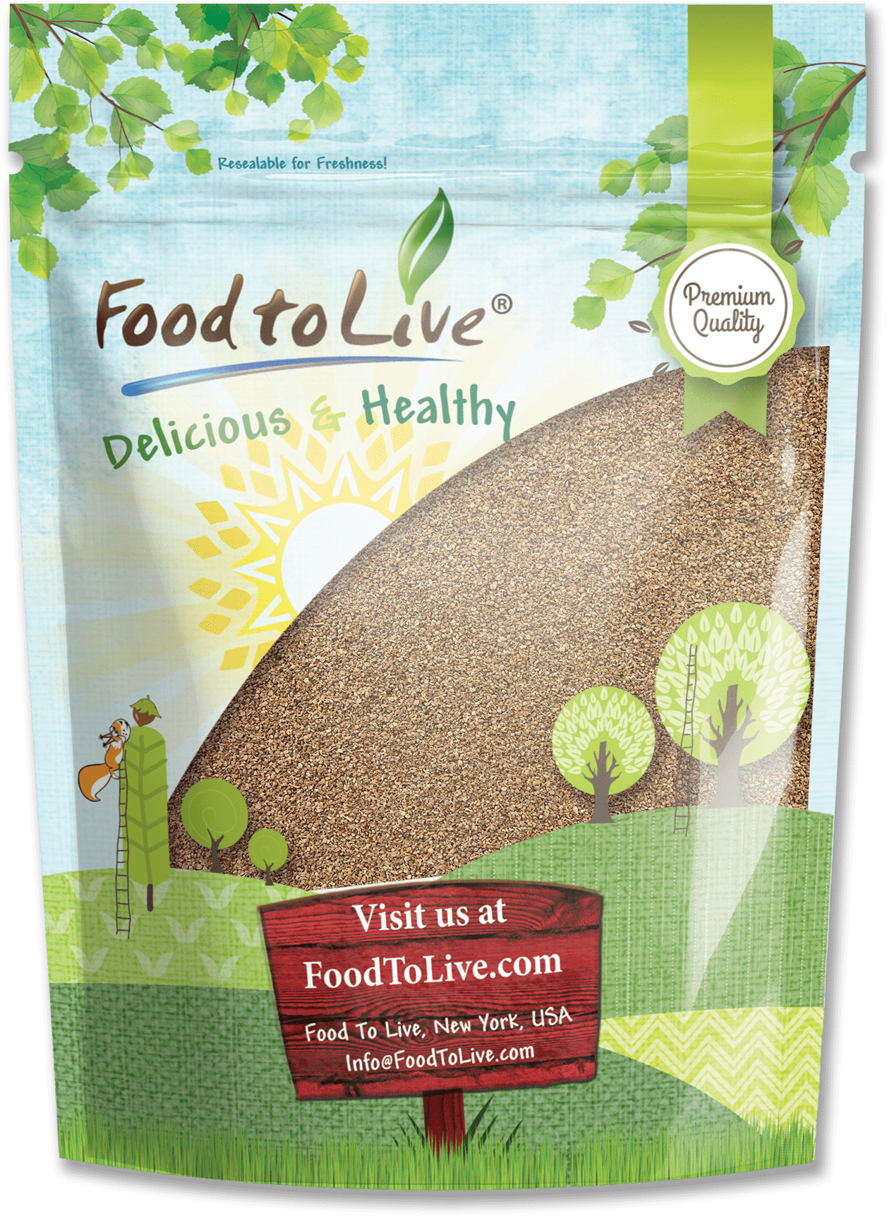 Celery Seeds Premium Small Bag - Food To Live (1342x1799), Png Download