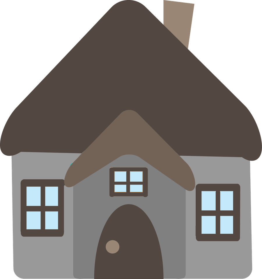 Red Riding Hood Clipart Transparent - Red Riding Hood House Cartoon (900x959), Png Download