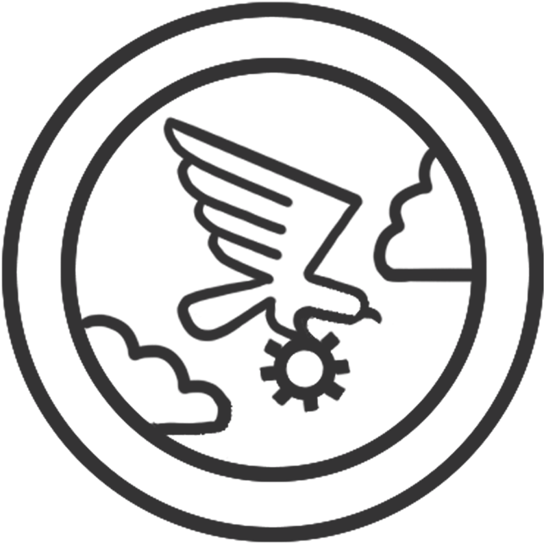 Tcm Icons Eagle - Circle (1000x1000), Png Download