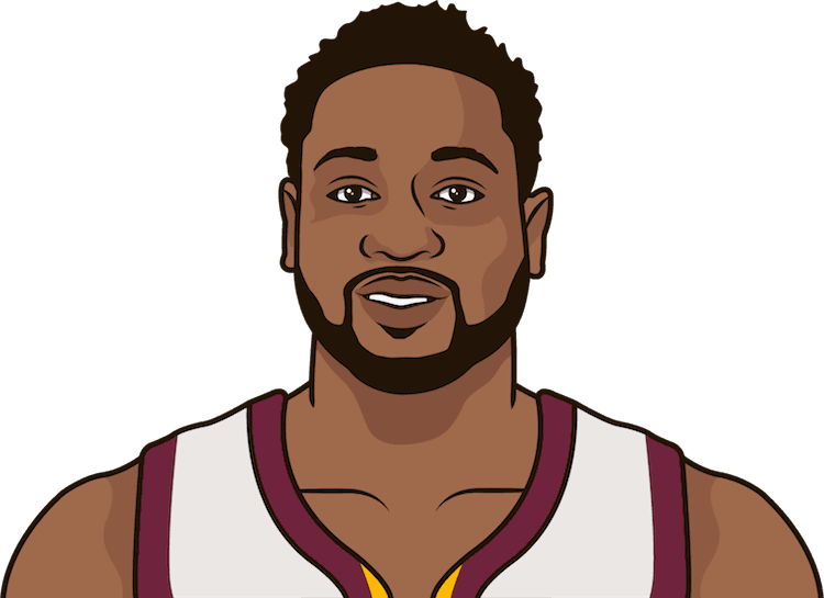Dwyane Wade Now Has 210 Career Games With At Least - Michael Jordan Cartoon Face (750x545), Png Download