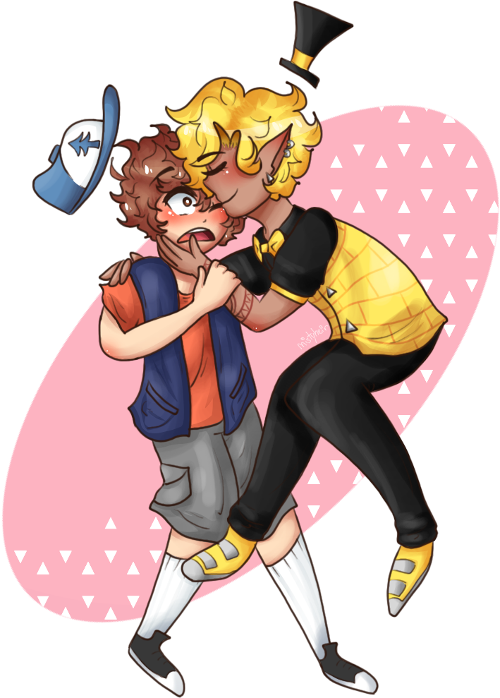Hello Im Back In Billdip Hell And My Art Has Improved - Cartoon (768x1024), Png Download