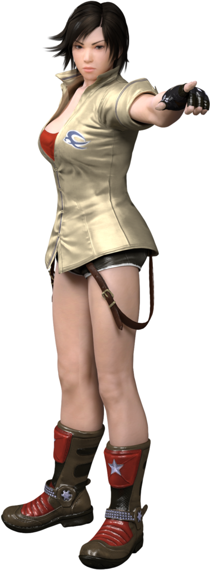Asuka Kazama Model Tekken 7 Ttt2 Head Meshmod By Hypster83 - Asuka Kazama Tekken 7 Png (670x1191), Png Download