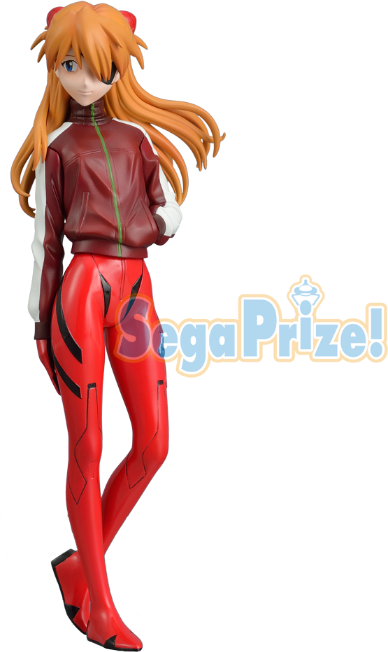 Sega Pm Jersey Asuka - ヱヴァンゲリヲン 新 劇場 版 プレミアム Asuka フィギュア ジャージ Ver (1000x1000), Png Download