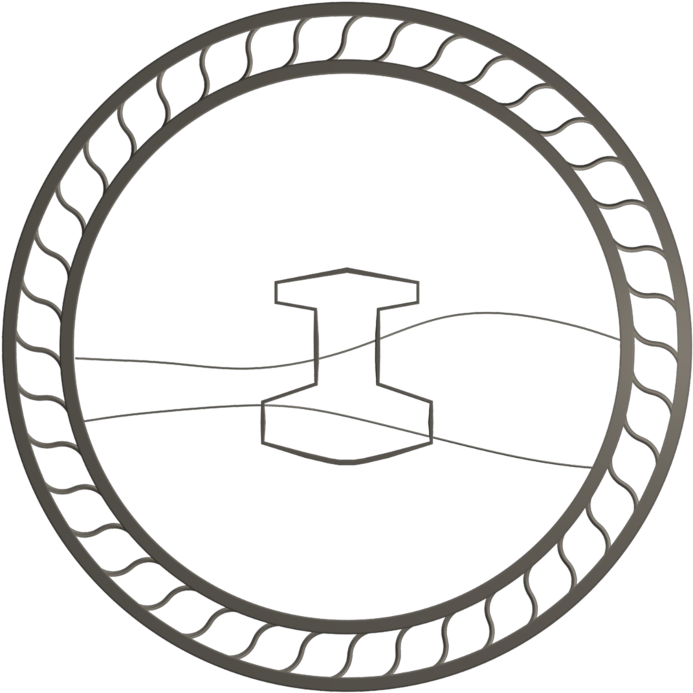 3d Line Art Mjolnir Wheel Line Font Bicycle Wheel - Clock (1920x1080), Png Download