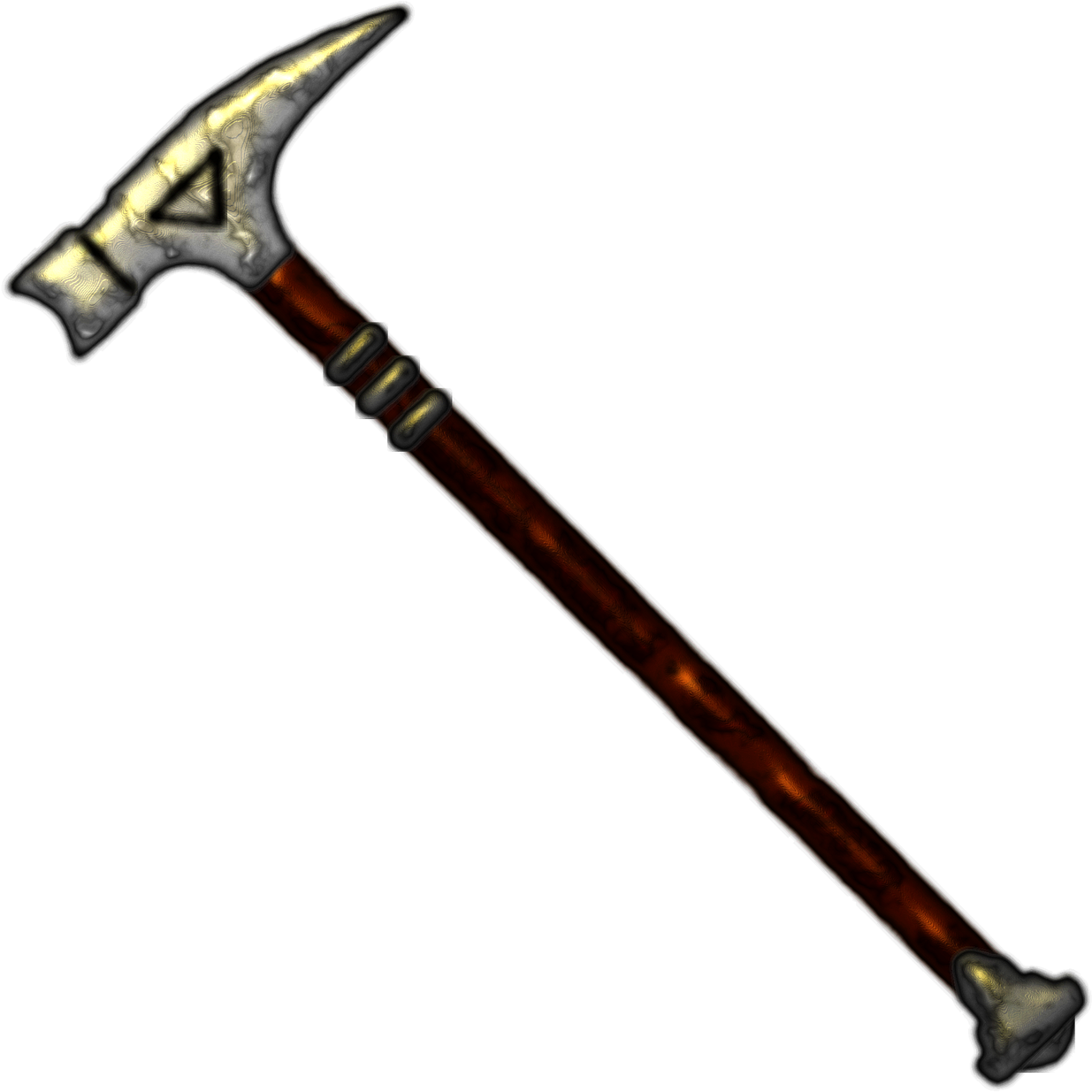 Axe War Hammer Weapon - Warhammer Weapon (750x750), Png Download