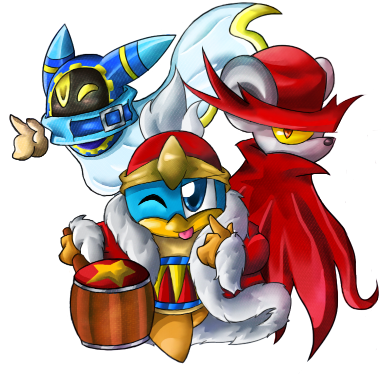 Magalor, Daroach And King Dedede - Cartoon (800x800), Png Download