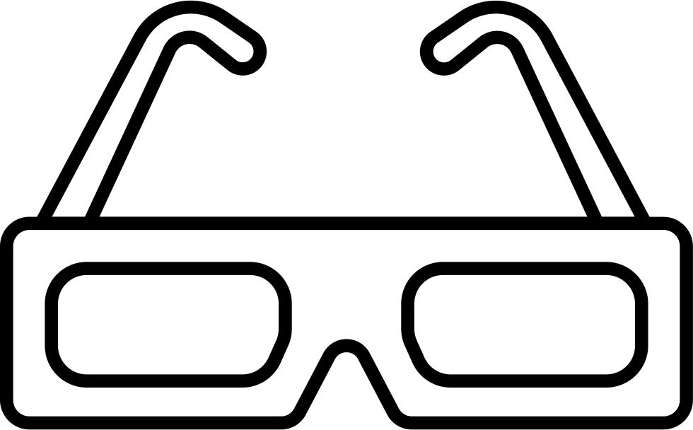 Old 3d Glasses Comments (980x608), Png Download