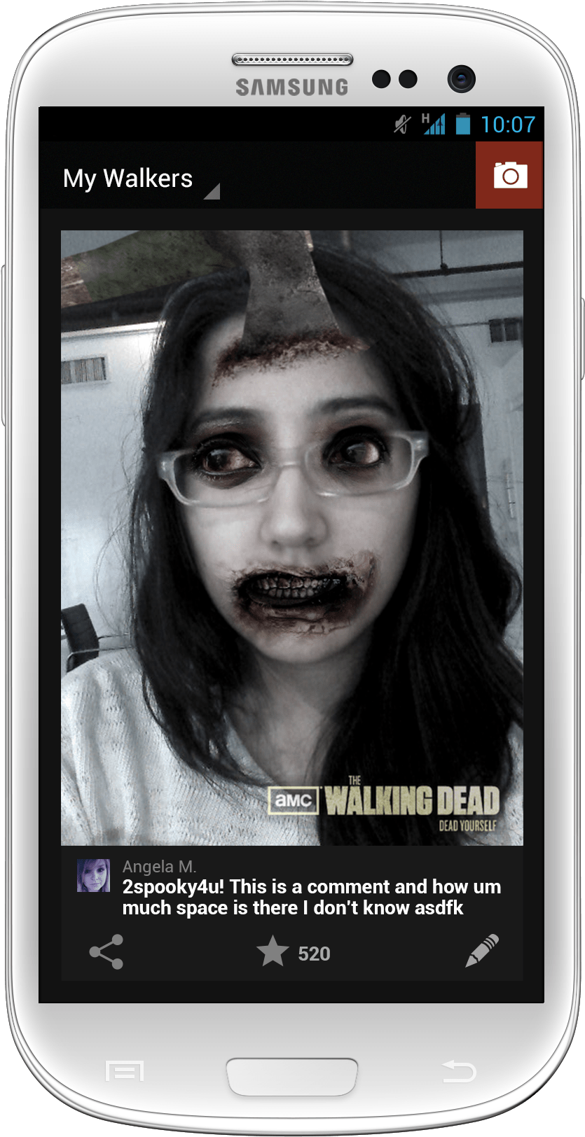 Powered By Charmed A Wordpress Run Site - Walking Dead (927x1800), Png Download